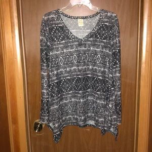 Women’s Faded Glory V-Neck Blouse